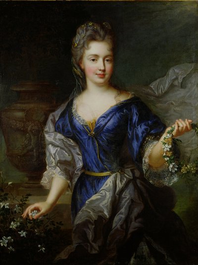 Marie-Anne de Bourbon (1666-1739) Princess of Conti by Nicolas de Largillière